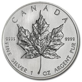 канадский серебряный кленовый лист
