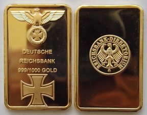 золотой слиток германии