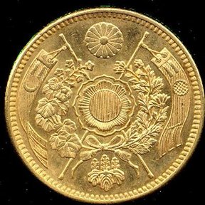 японская золотая монета
