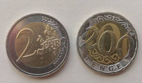 казахстанские тенге похожи на евро