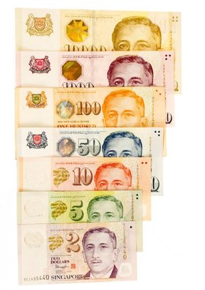номиналы сингапурских долларов