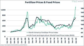 цены на продовольствие и удобрения