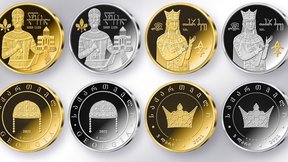 золотые серебряные монеты грузии